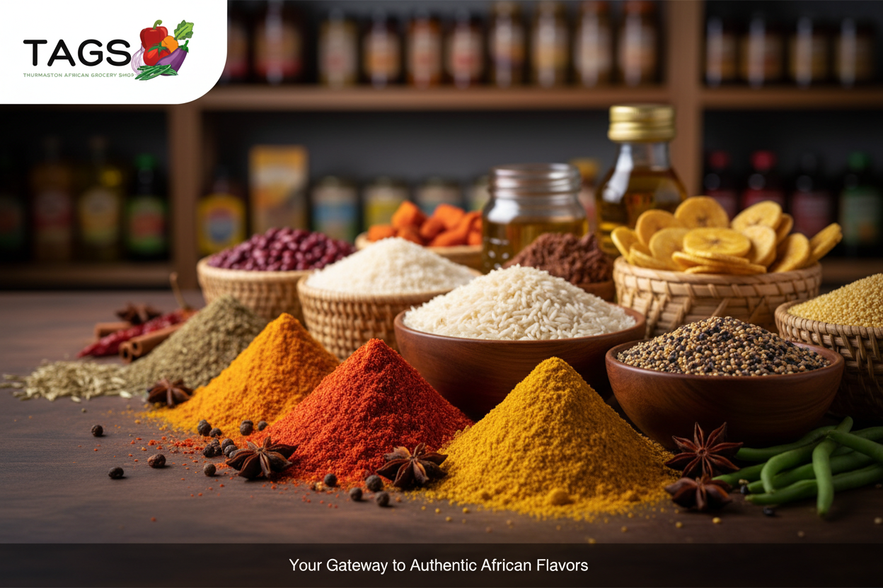 African Spices and Pantry Banner